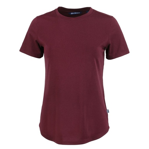 [LCK00198] Cutter and Buck Ladies Coastline Epic Comfort Recycled Short Sleeve Tee