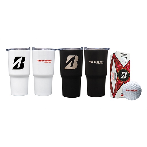 [CTWS] Bridgestone Custom Tumbler with Sleeve of Golf Balls