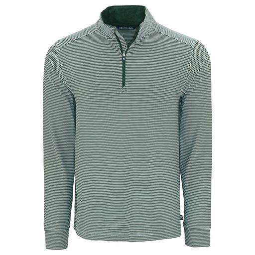 [MCK01383] Cutter and Buck Forge Epic Confidence Recycled Double Stripe Quarter Zip