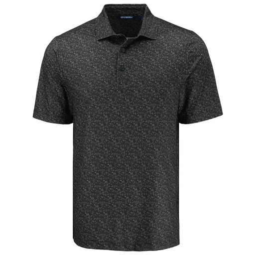 [BCK01392] Cutter and Buck Pike Epic Confidence Lattice Print Recycled Polo Men's Big and Tall