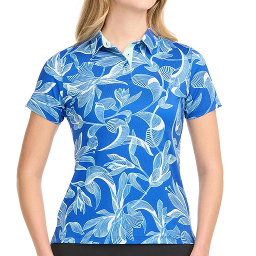 [GG625] Good Good Ladies Lush Leaves Polo