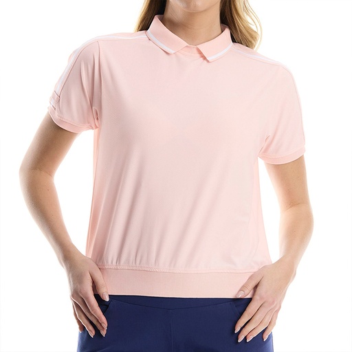 [GG943] Good Good Ladies Desert Sand Textured Polo